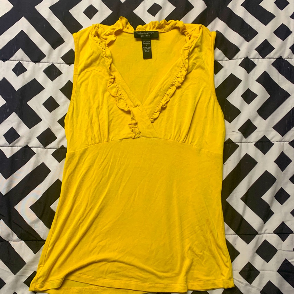 Yellow cable & gauge Blouse